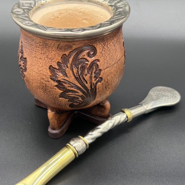 Mate Camionero La Huerta Virola Cincelada