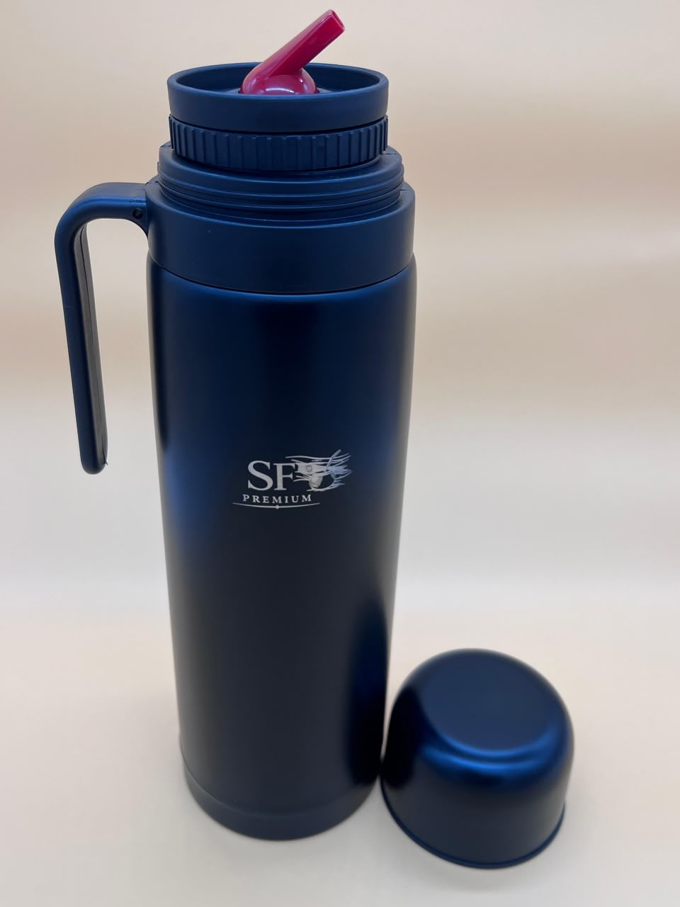 Termo Negro 850 ml Frío/Calor Premium - Imagen 2