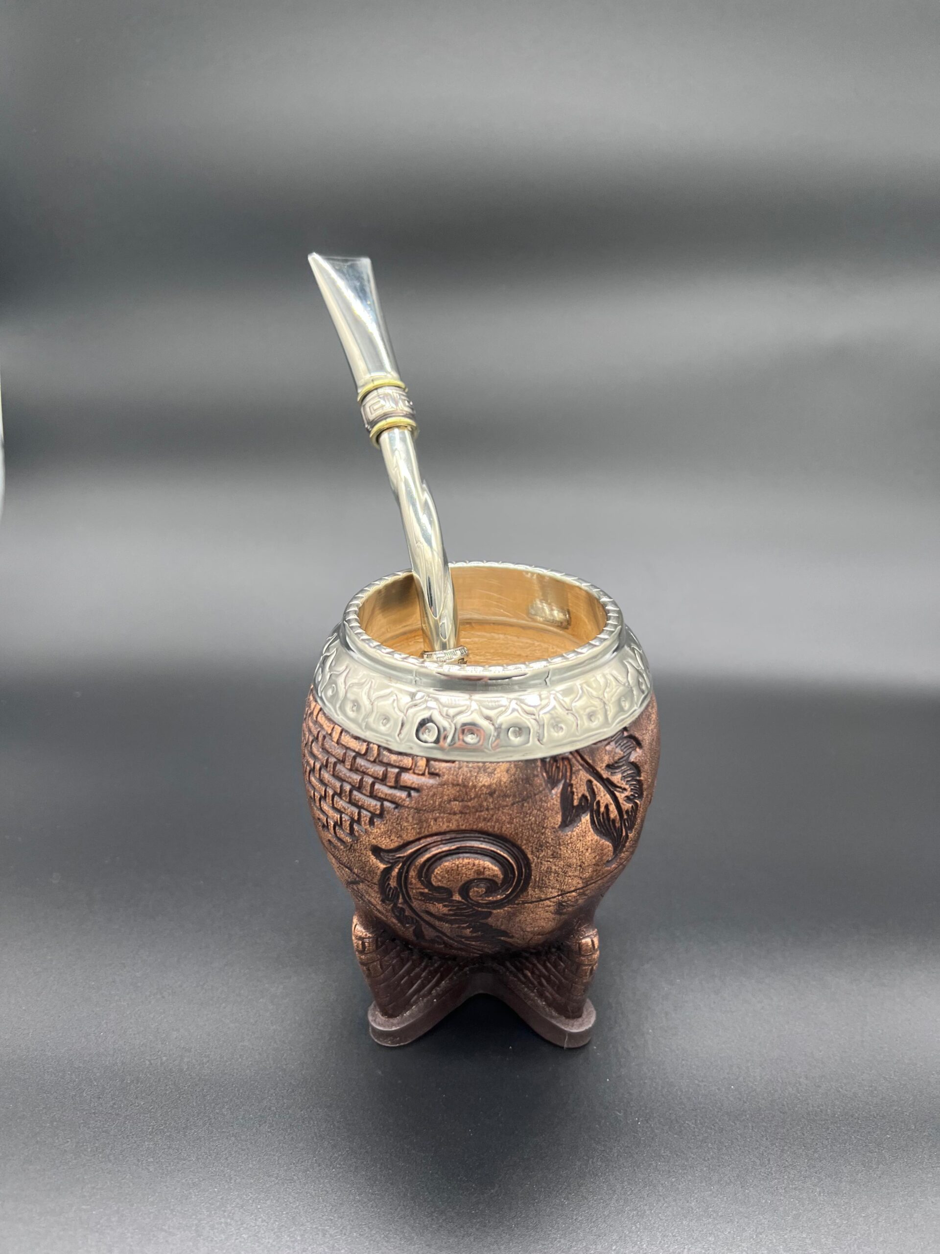 Mate Torpedo La Huerta Virola Cincelada - Imagen 4