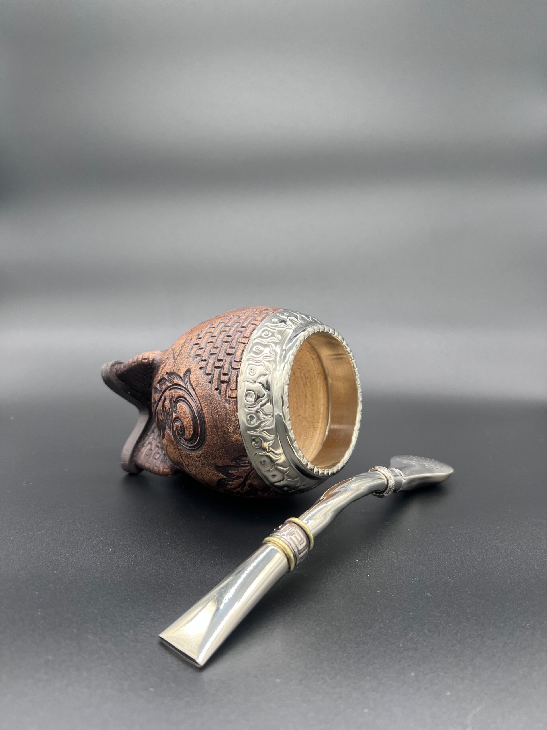 Mate Torpedo La Huerta Virola Cincelada - Imagen 5
