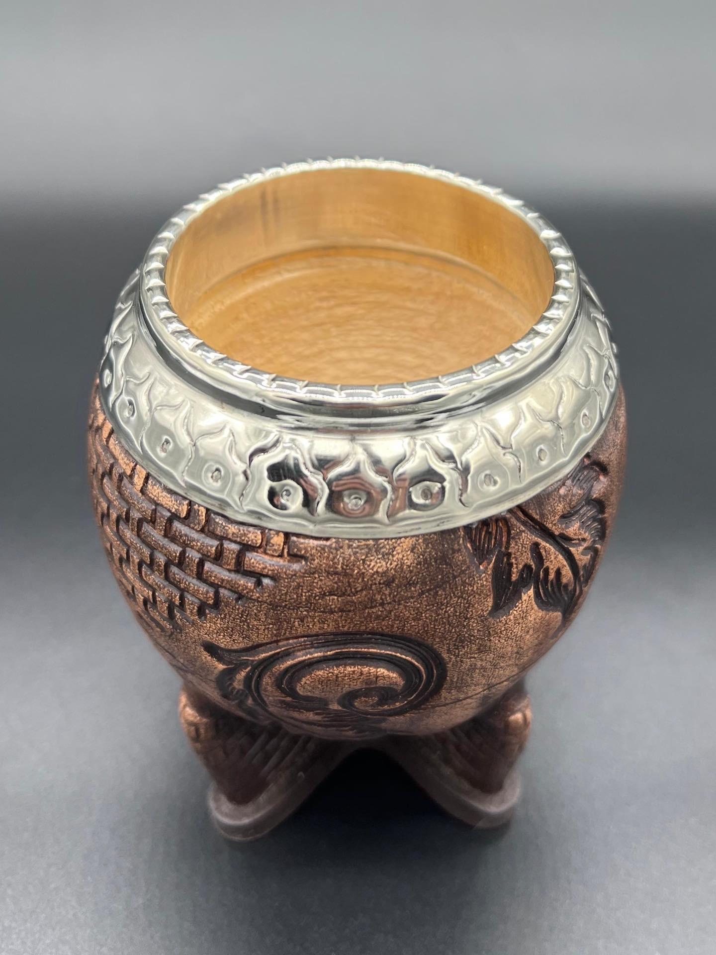 Mate Torpedo La Huerta Virola Cincelada
