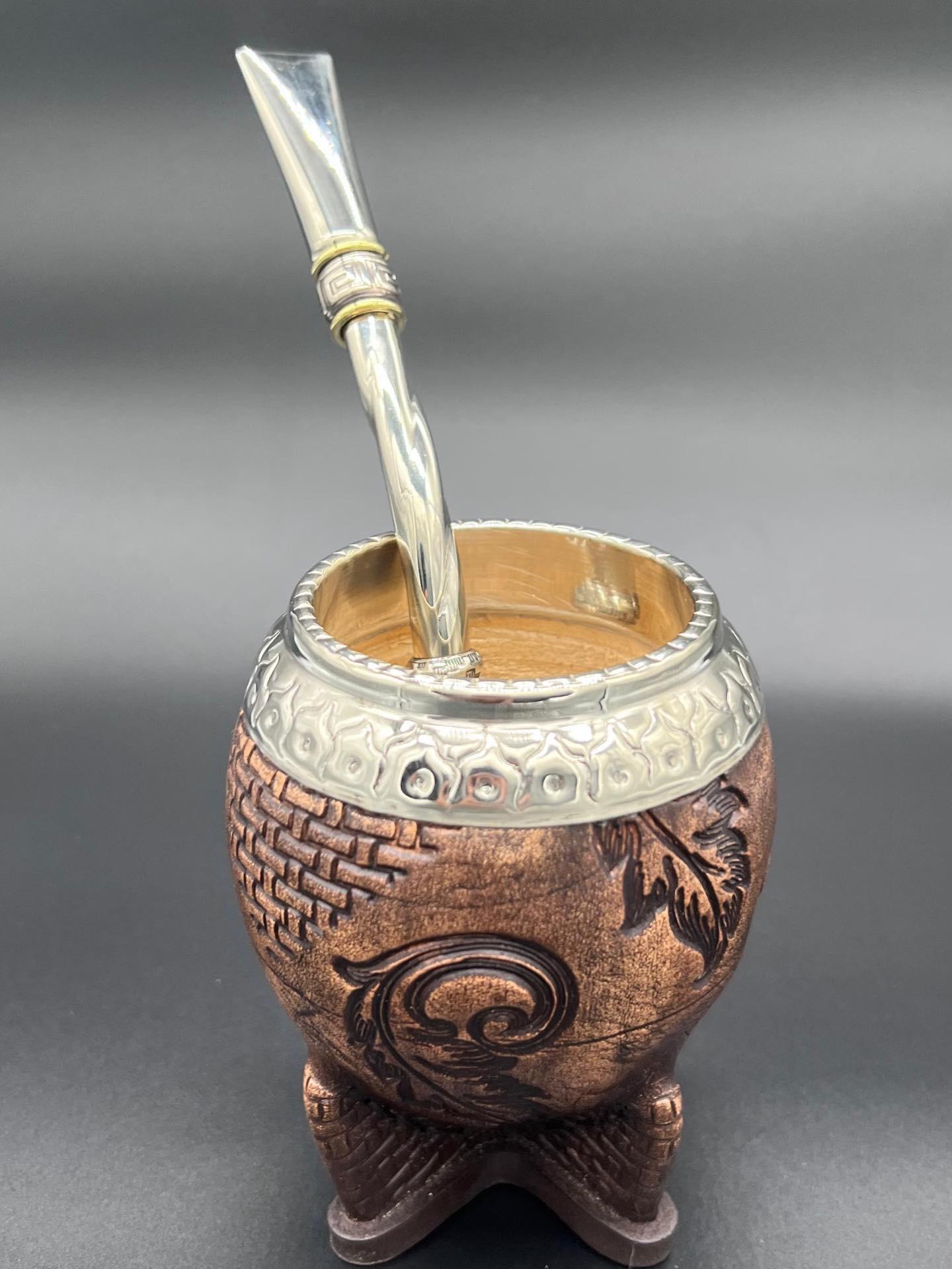 Mate Torpedo La Huerta Virola Cincelada - Imagen 3