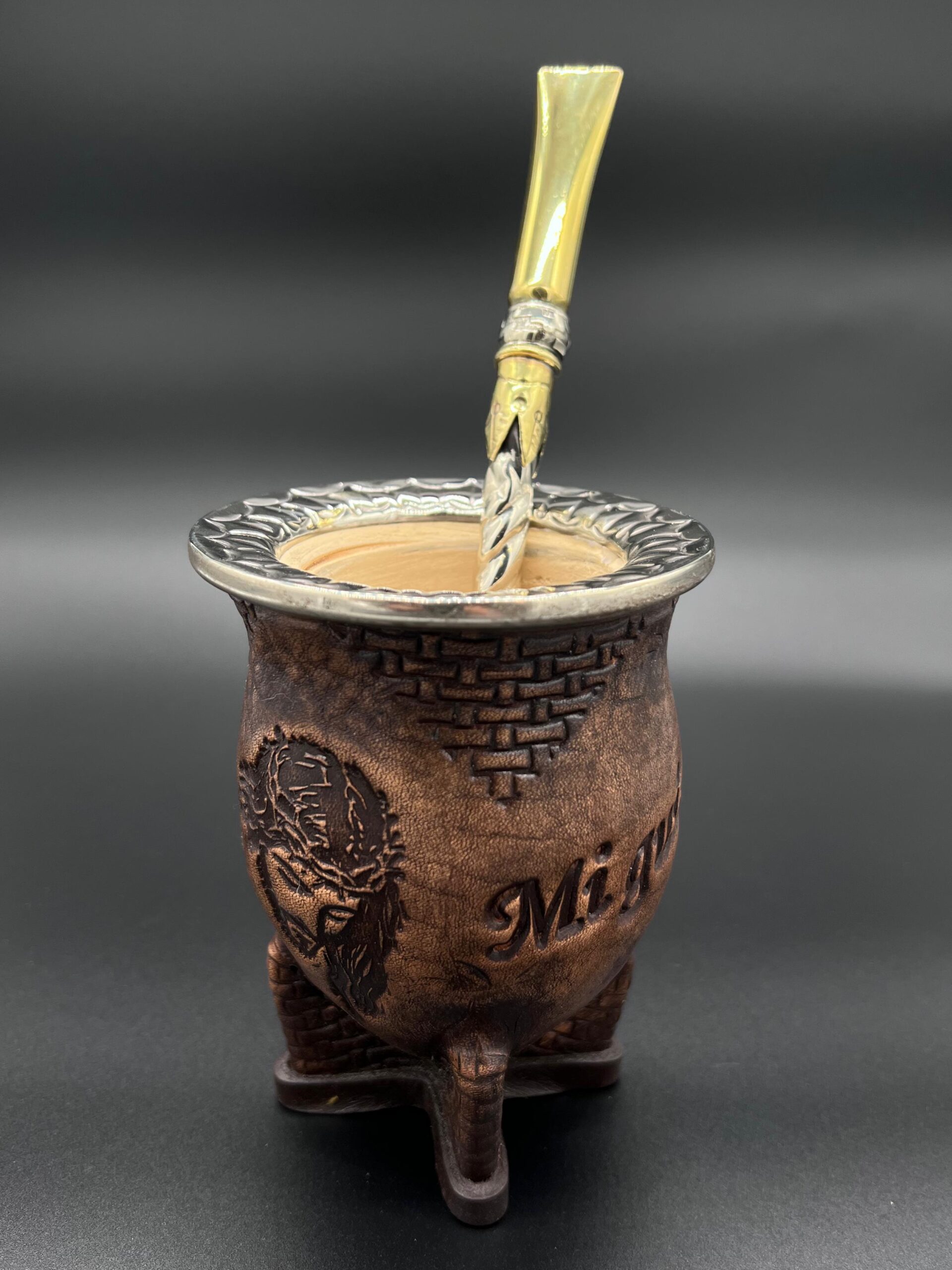 Mate Camionero Mi Guia Virola Cincelada - Imagen 5