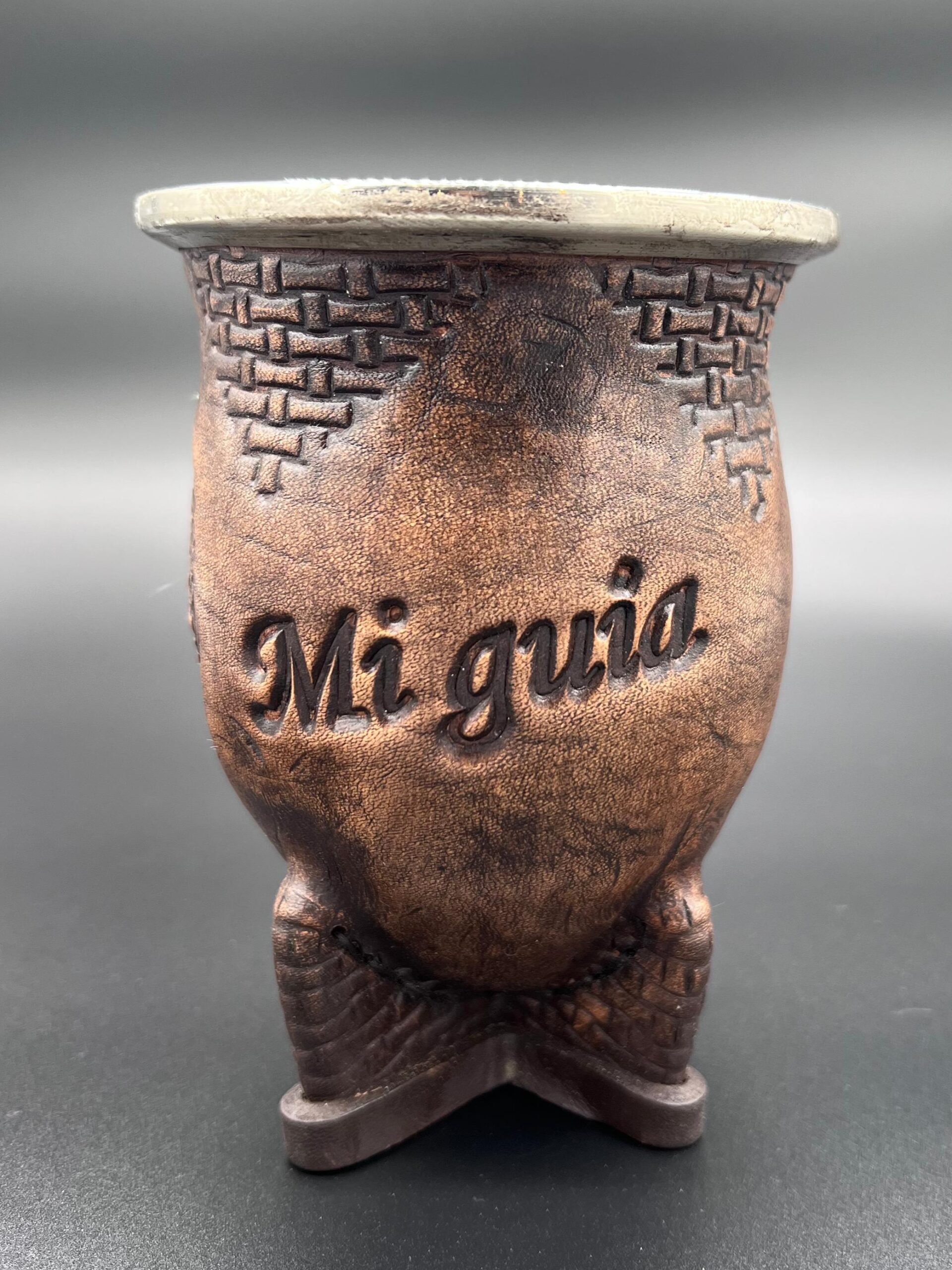 Mate Camionero Mi Guia Virola Cincelada - Imagen 4