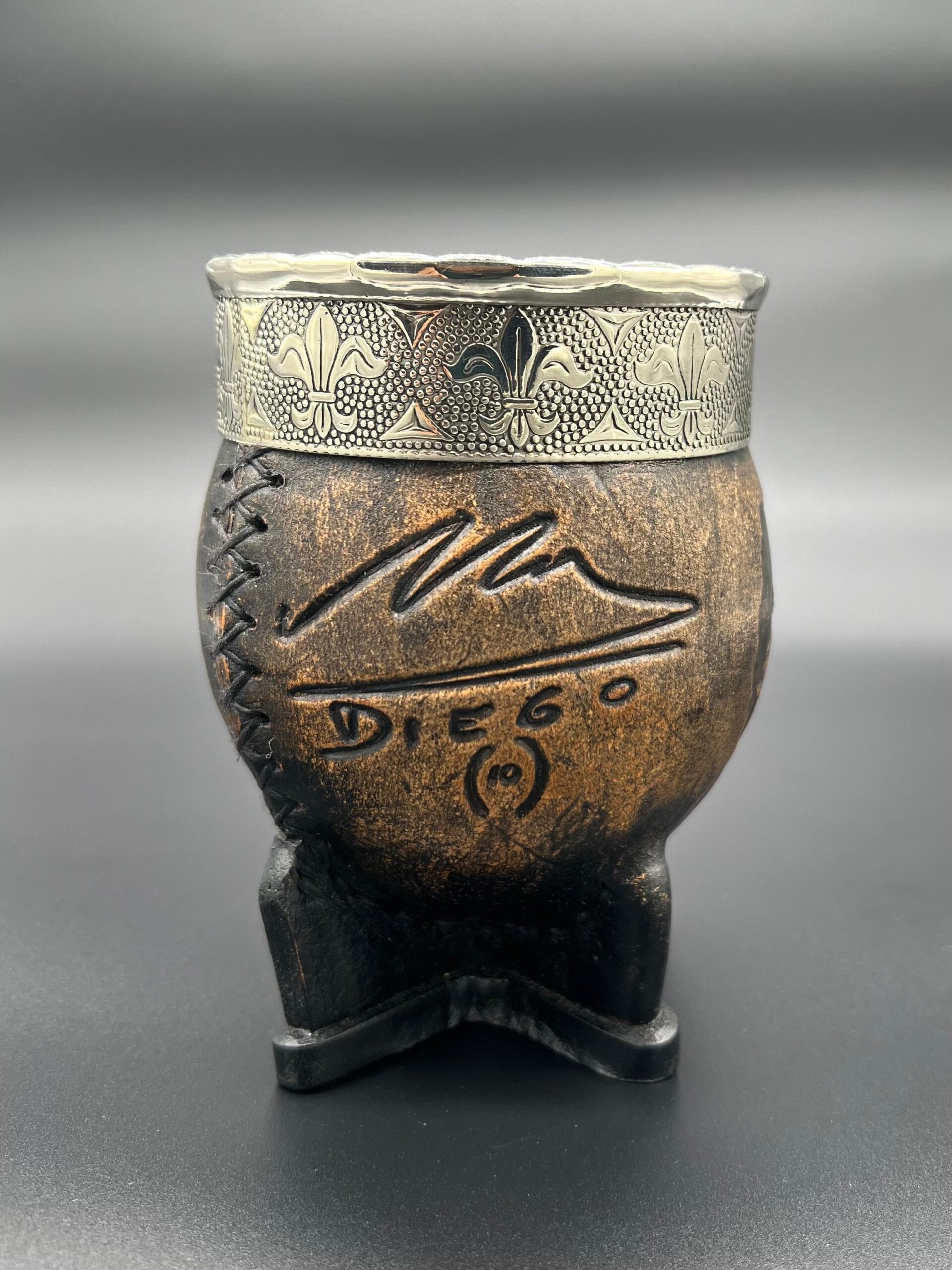 Mate Imperial Del Diego Virola Cincelada - Imagen 4