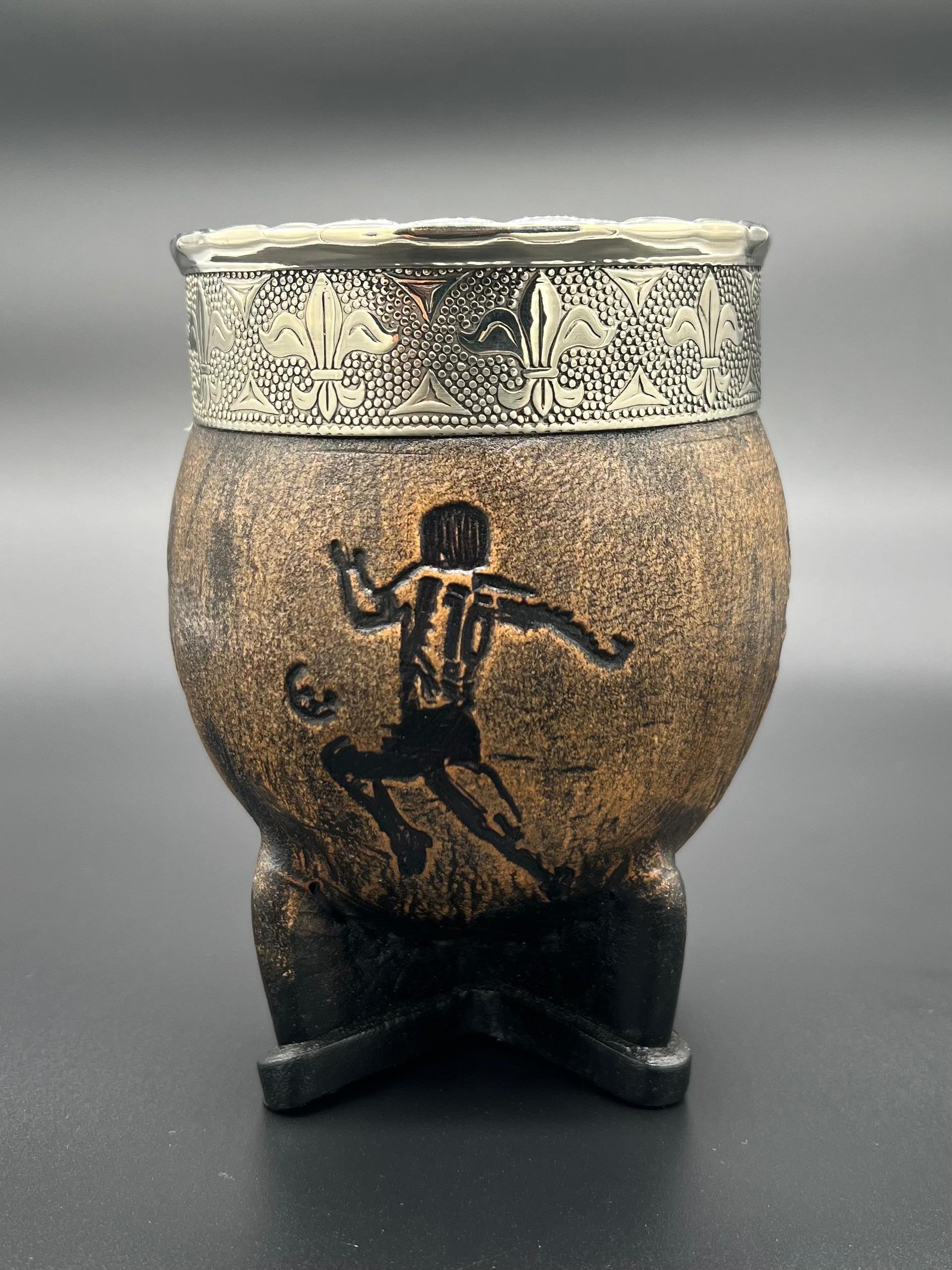 Mate Imperial Del Diego Virola Cincelada - Imagen 3
