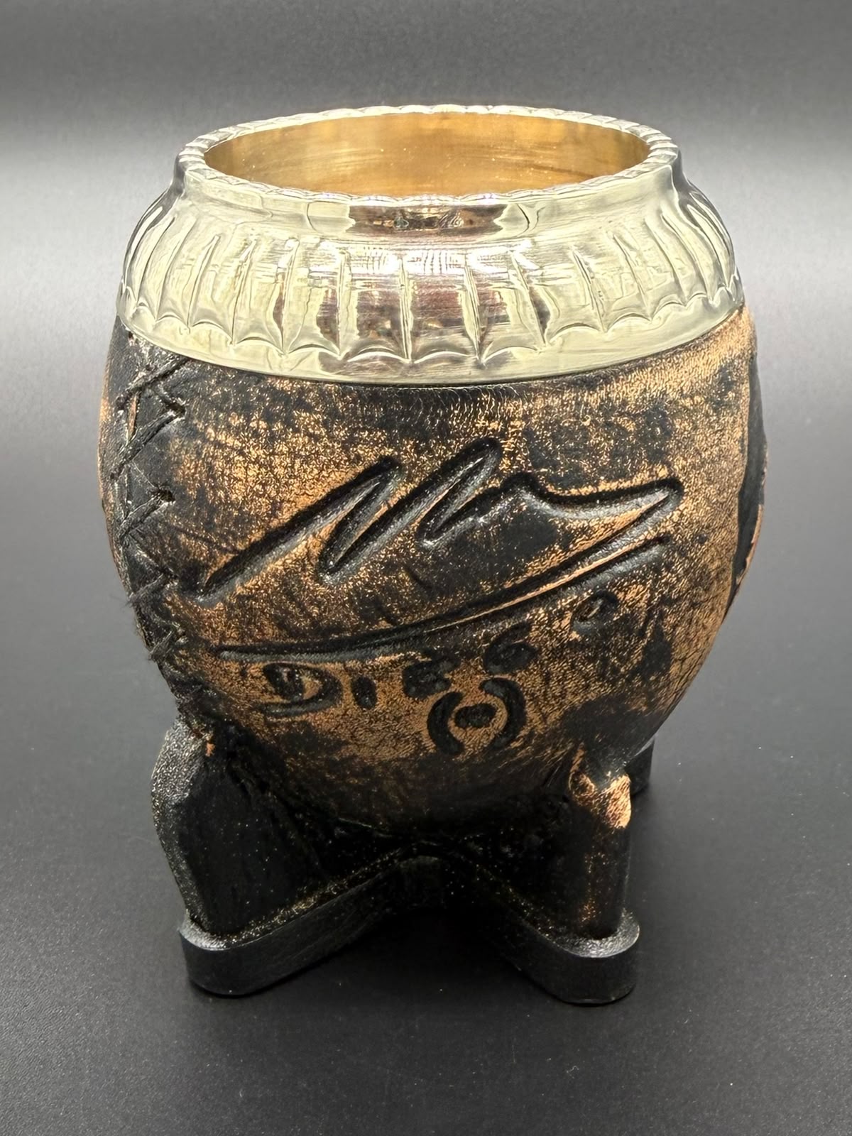 Mate Torpedo Del Diego Virola Cincelada - Imagen 4