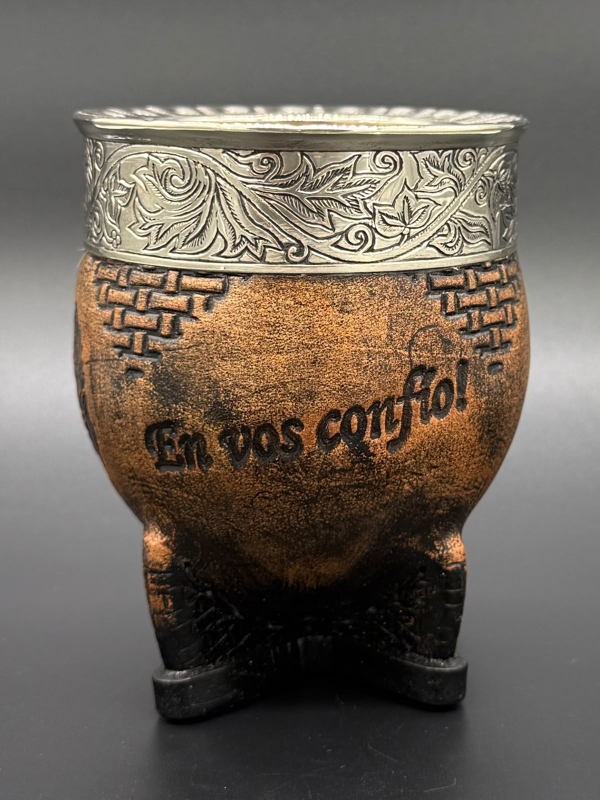 Mate Imperial Cristo Virola Cincelada - Imagen 3