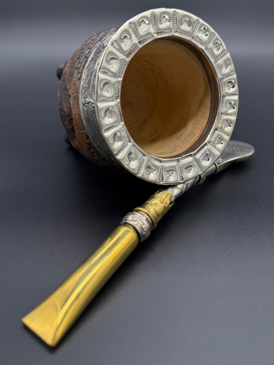 Mate Imperial Cristo Virola Cincelada - Imagen 6