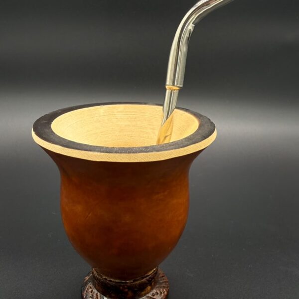Mate Criollo con Base de Madera
