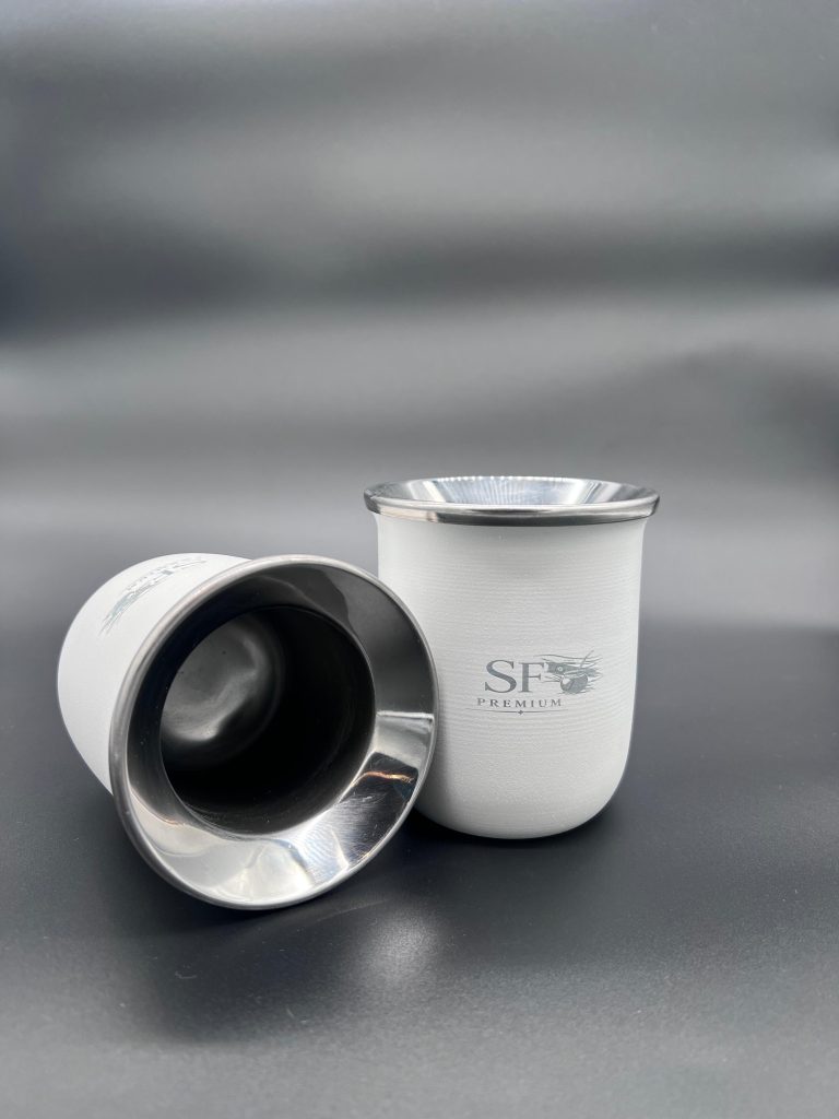 Termo de acero inoxidable premium SF Premium para mate y bebidas calientes