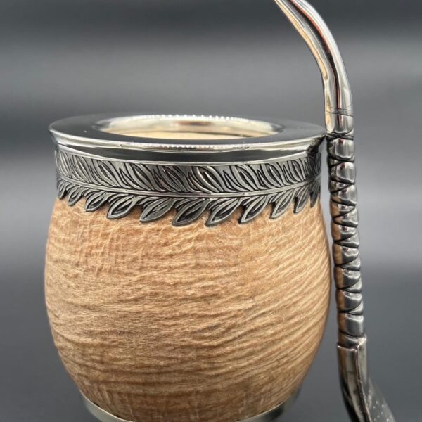 Mate Imperial Laureles Cuero Crudo Virola Lisa